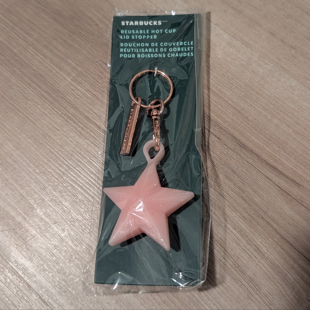 Starbucks Pink Star Hot Cup Lid Stopper